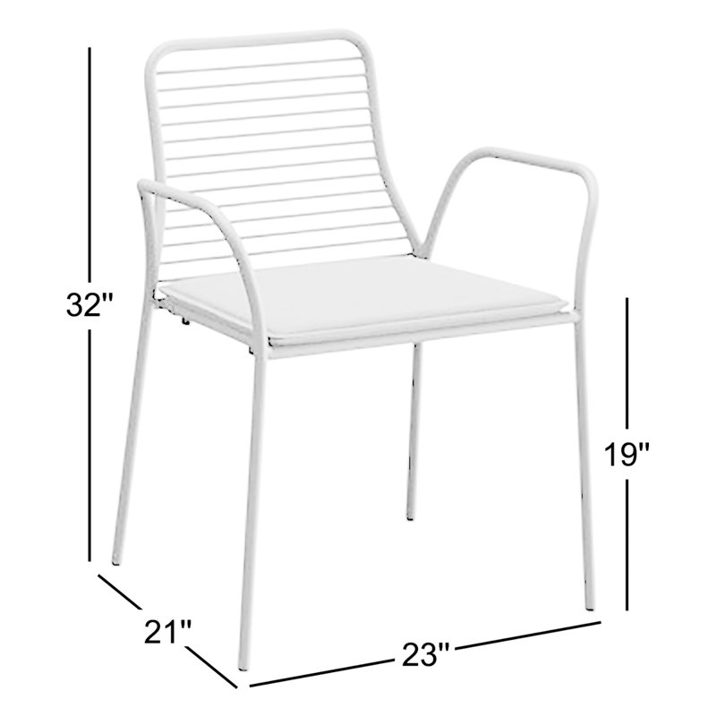 XY Outdoor Dining Chair, Olive