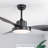 47" 3 ABS Blade Modern Classic Ceiling Fan Light With Three-Tone Lighting, Remote Control Adjustment, And Timing Function-2091732324