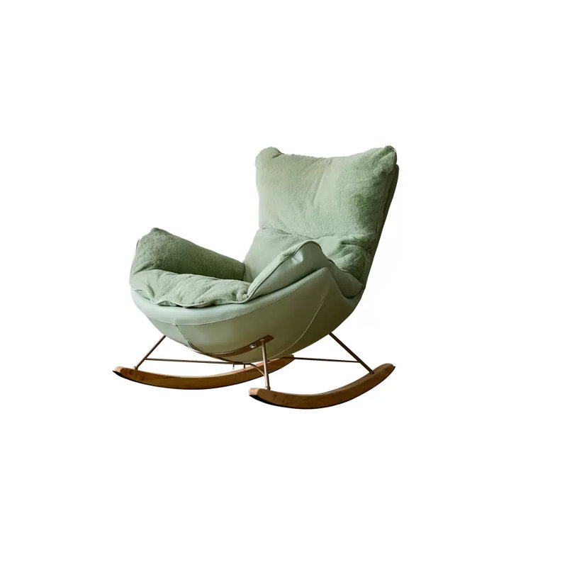 Chaise berçante de luxe Home Light, Vert