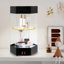 Vitrine électrique rotative à 2 niveaux avec armoire de collection à DEL et verrouillable en acrylique pour exposer des bijoux