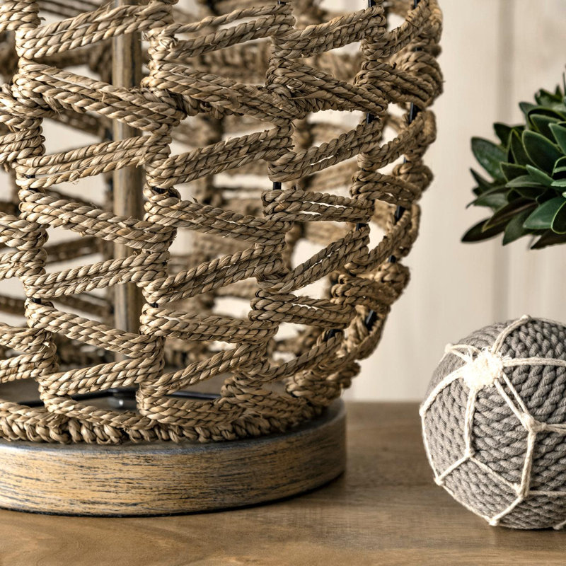 Soffette 23.5" Rattan Table Lamp