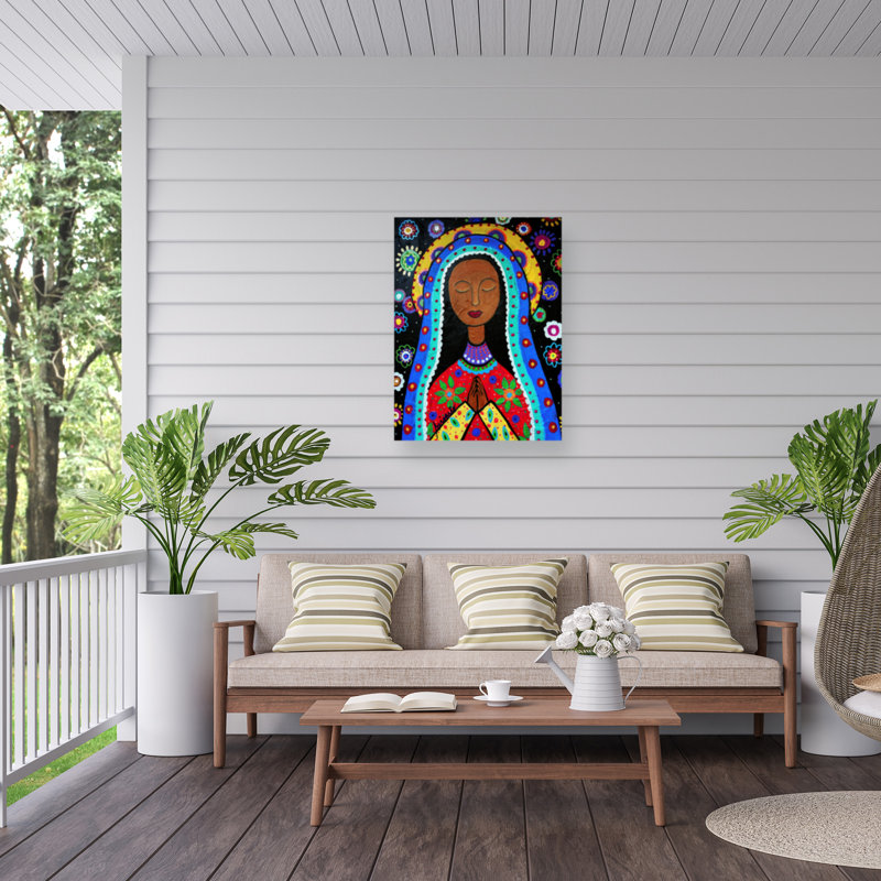 Bolognaise prisarts Notre-Dame de Guadalupe II, H 32 po x l 24 po
