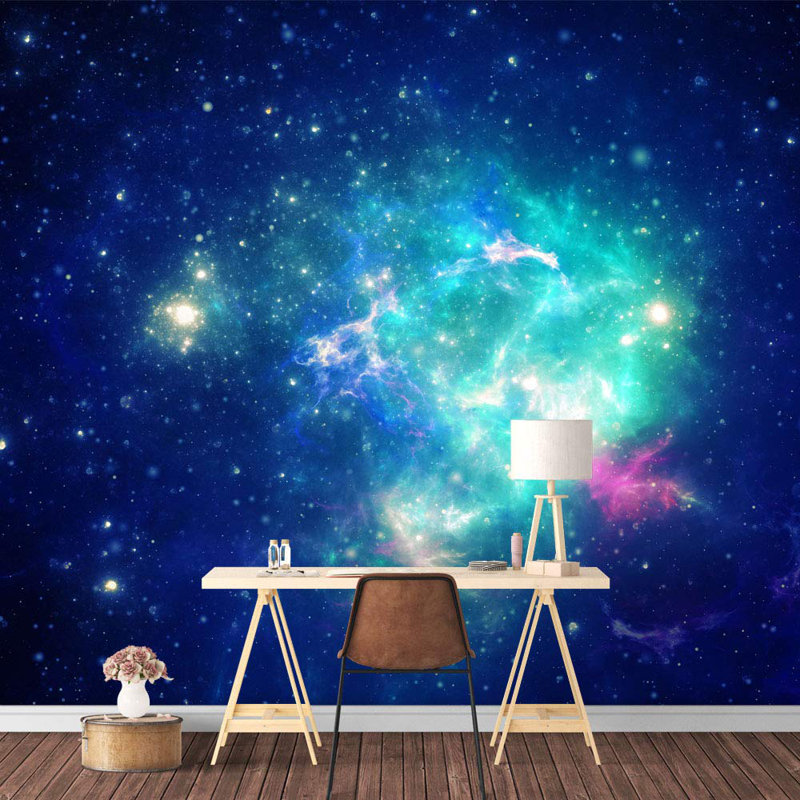 Planet In Outer Space Galaxy Peel & Stick Border, 100" L x 144" W