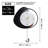 Edicott Pendulum Wall Clock, 24" Silent Non Ticking Decorative Clock Home Decor