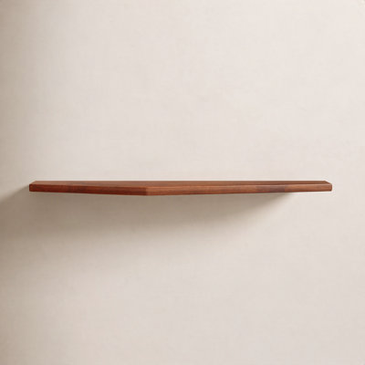 Marthe 36" Mango Wood Floating Shelf