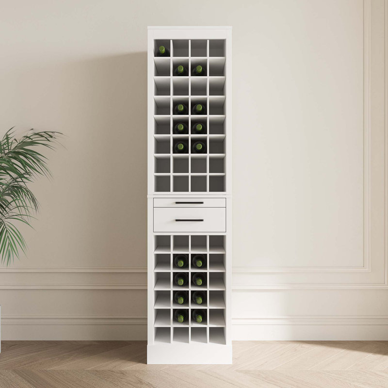 Armoire de rangement pour le vin modulaire, Blanc