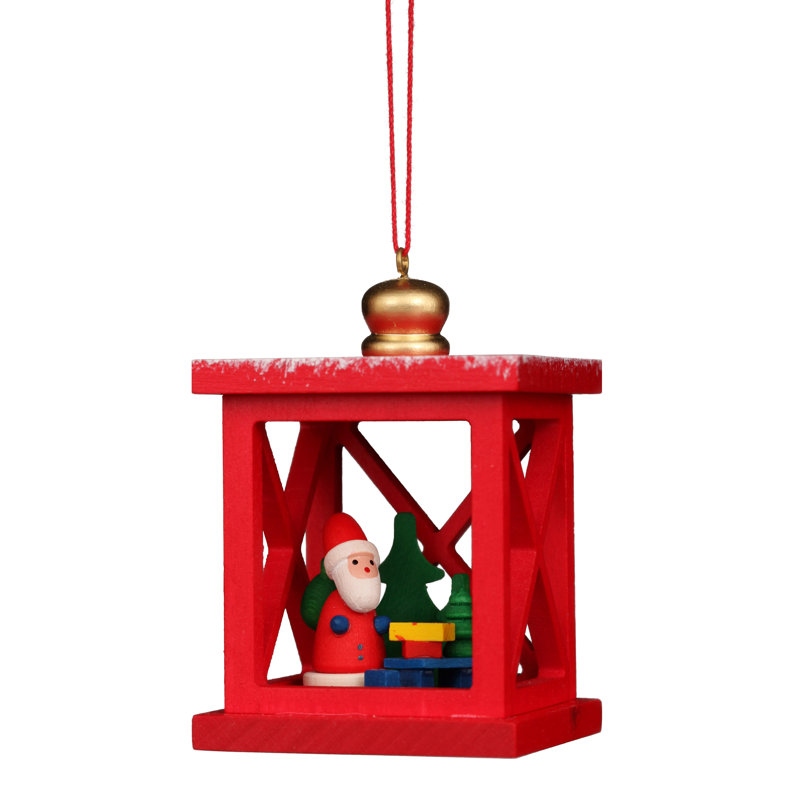 Christian Ulbricht Ornament - Christmas Lantern with Santa