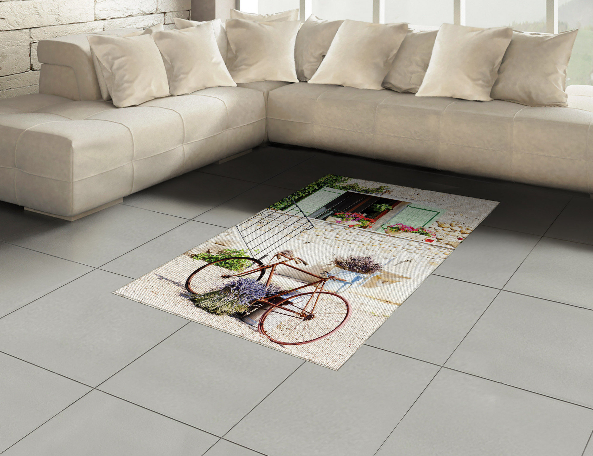 East Urban Home Rustic High Density Long Fiber Poly Threads Decorative ...