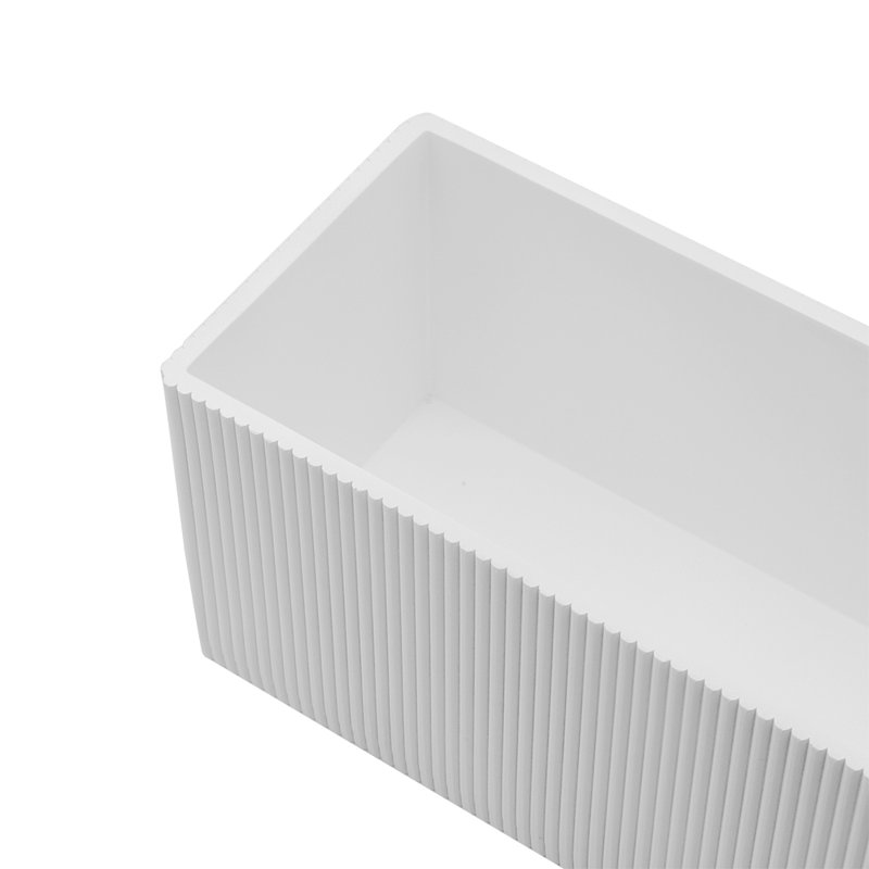 Brittenham Polyresin Table Vase, White