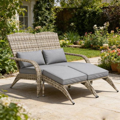 Chaise d'extérieur à haut dossier