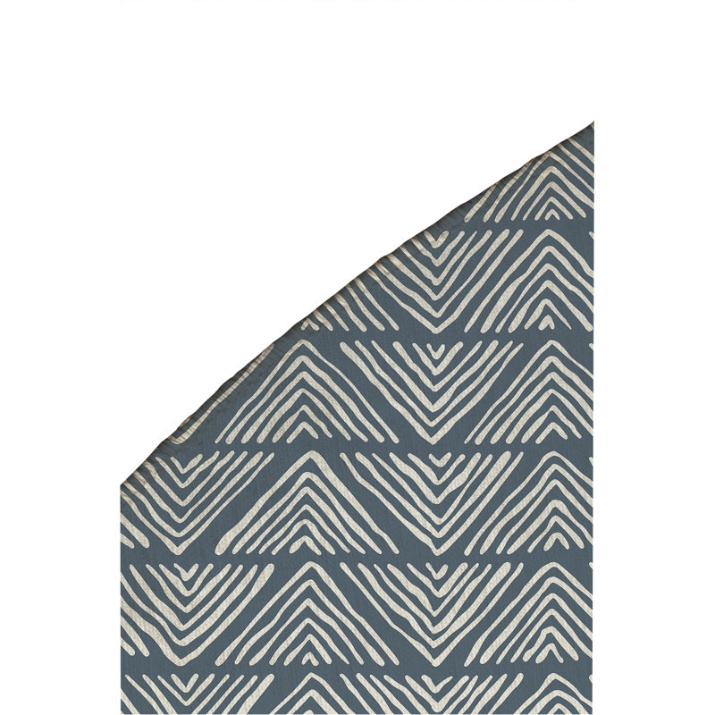 Tapis d'extérieur à rayures antidérapantes Chev, Rond 5 pi