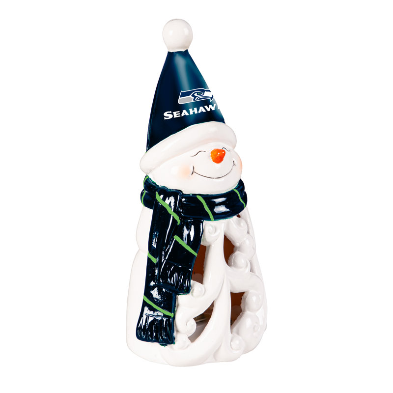 Statuette DEL bonhomme de neige Seattle, 8 po Seahawks