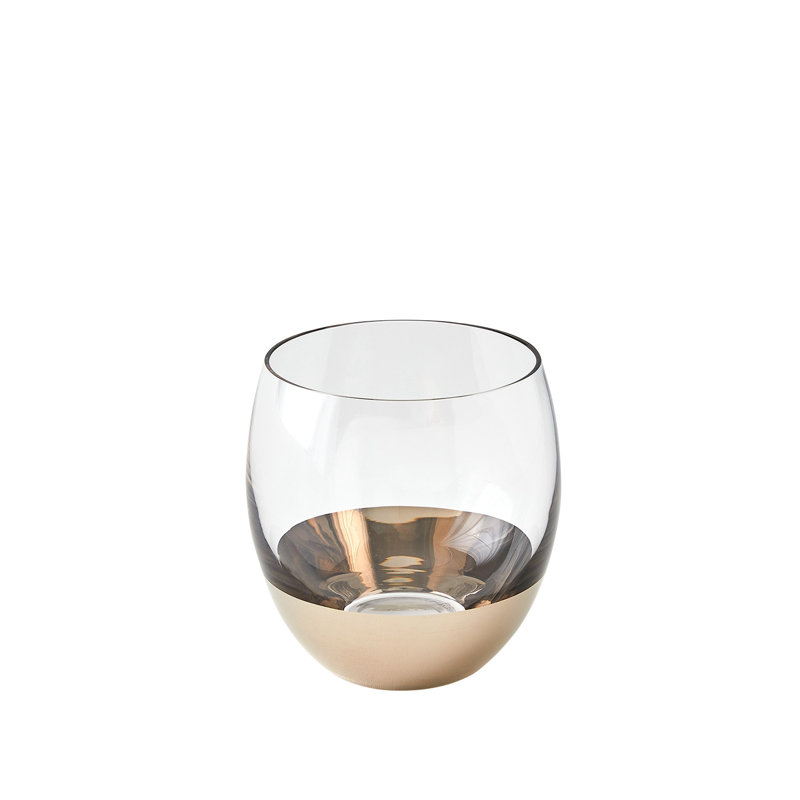 Metallic Orb 6oz. Drinking Glass