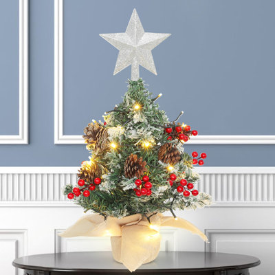 1.74' H Artificial Pine Christmas Tree