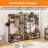 Hall Tree 41.34'' Wide with Bench and Shoe Storage-1654575402
