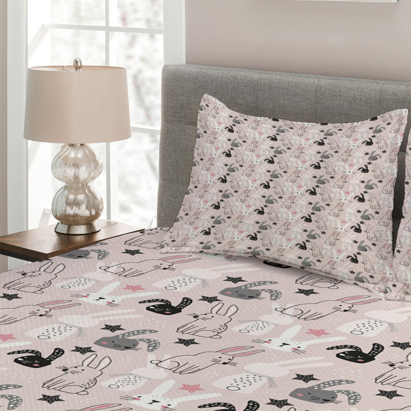 Coverlet, King Bedspread + 2 Shams