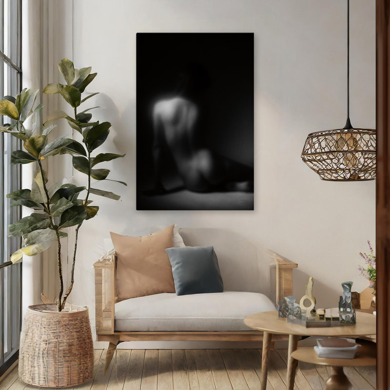 Contemporary And Sleek & Chic Modern Silhouette, 48" H x 32" W