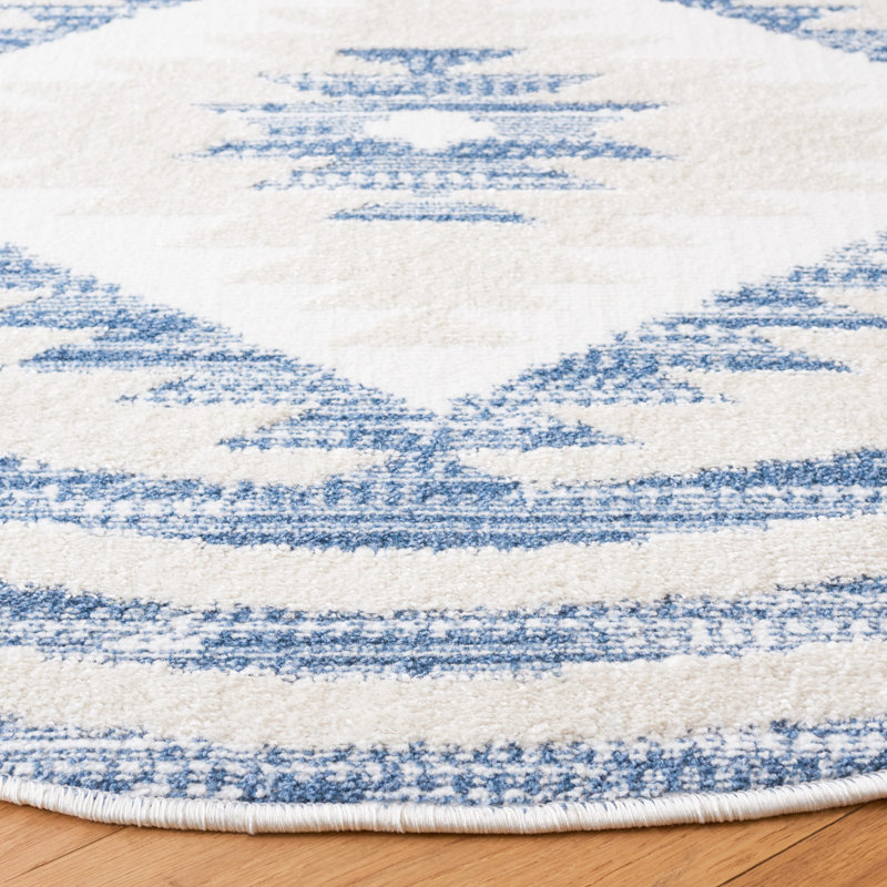 Devry Performance Southwestern Rug, Round 6'7"