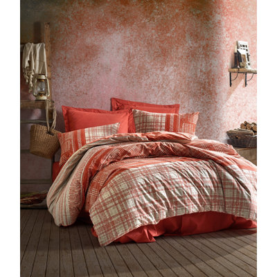 Cotton Plaid Duvet Cover