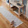 TOWN & COUNTRY EVERYDAY Rein Solid Diamond Everwash Non-Slip Backing Washable Area Rug Grey
