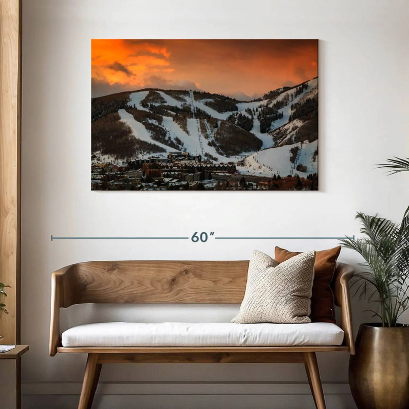 Coucher de soleil orange Nicci Park City, H 30 po x l 45 po