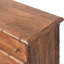 Commode sculptée en bambou à 3 tiroirs