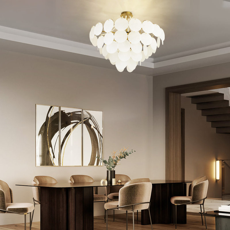 Arjan 12 - Light Dimmable Round Chandelier