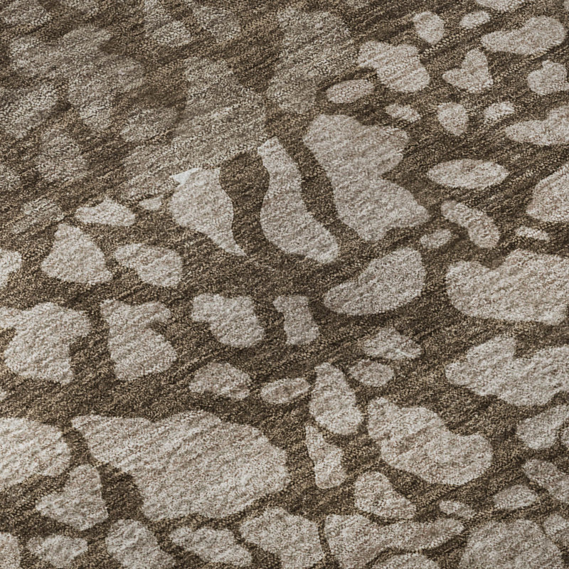 Premium Machine Washable Cerrito Chocolate Rug, Runner 2'3" x 7'6"