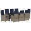 8 - Person Patio Dining Set Rectangular Table-1096183049