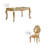 Deluxe Solid Wood Rectangular Dining Table Sets-108202936