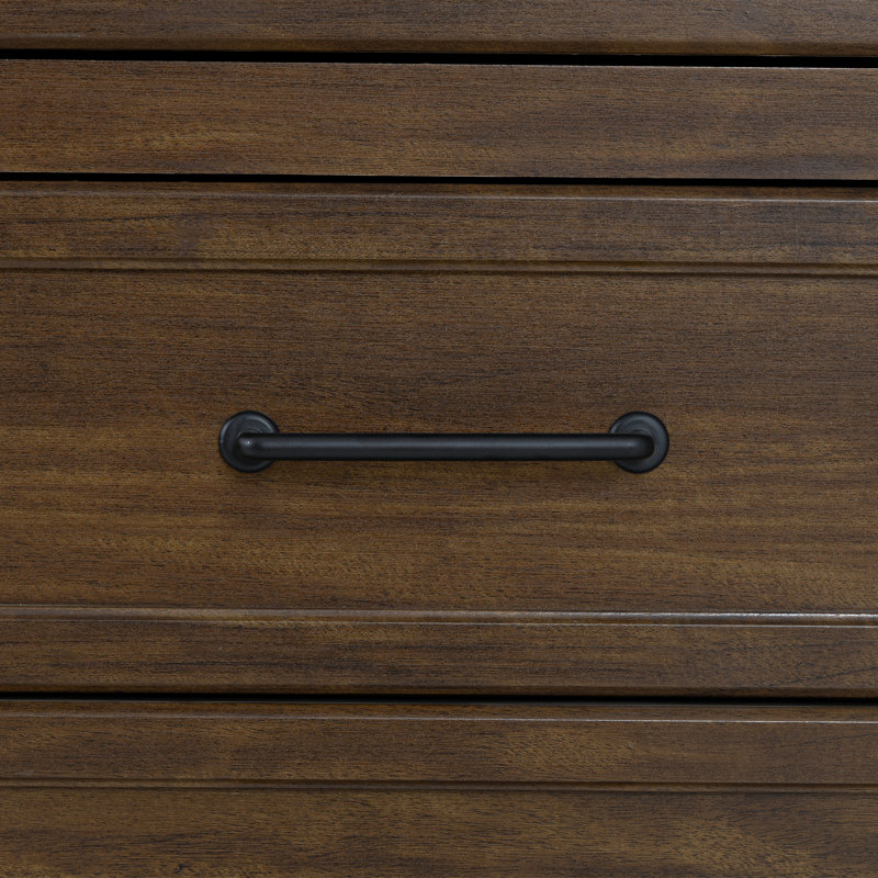 Dark Brown 5-Drawer Chest