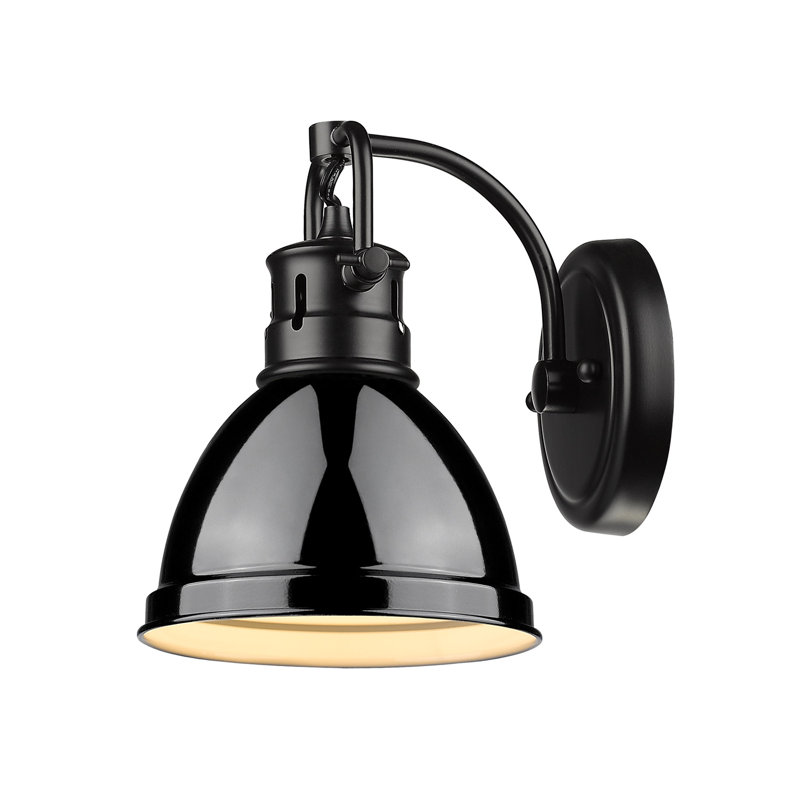 Dimmable Vanity Light, Matte Black, Black