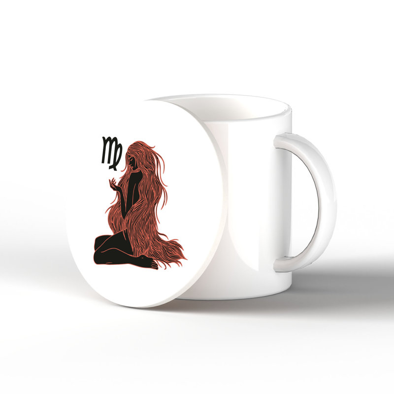 Kana Ceramic Round 1 Piece Coaster