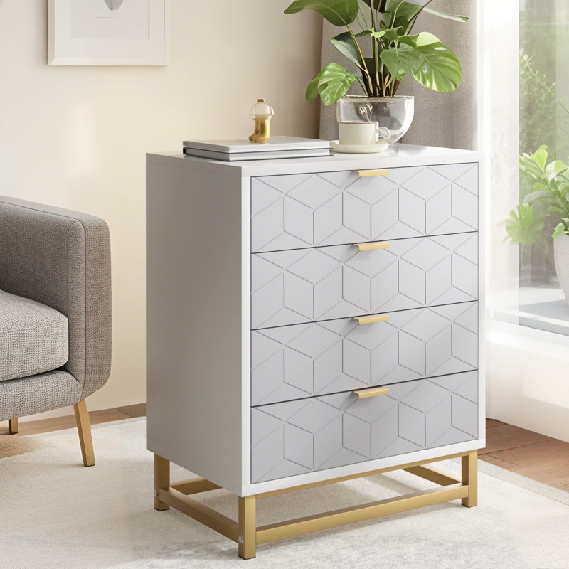 60 cm W Chest of 4 Drawers
