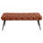 Ella Upholstered Tufted Bench Metal Legs Rust-1868059399-1868059417