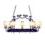 Tourelle Metal Rectangle Hanging Pot Rack