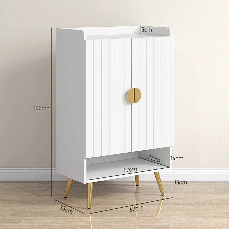 15 Pair Shoe Storage Cabinet