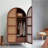 Simple and Retro Two-door Wardrobe