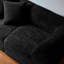 Doux velours 2 places compressé, base stable, assise confortable au bureau avec coussins décoratifs, rembourrage en mousse, convient aux espaces compacts