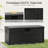 Storage Box with Lockable Design & Gas Strut Handle 2 Person Bench Garden Organizer-116546763