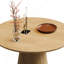 Table de salle à manger circulaire, table ronde minimaliste moderne, table de salle à manger en grain de bois naturel-731100593