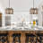 Vinuk 5 - Light Bronze Geometric Pendant