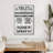 Proper Bathroom Rules Canvas Print-766405860