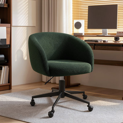 Bouclé Office Chair