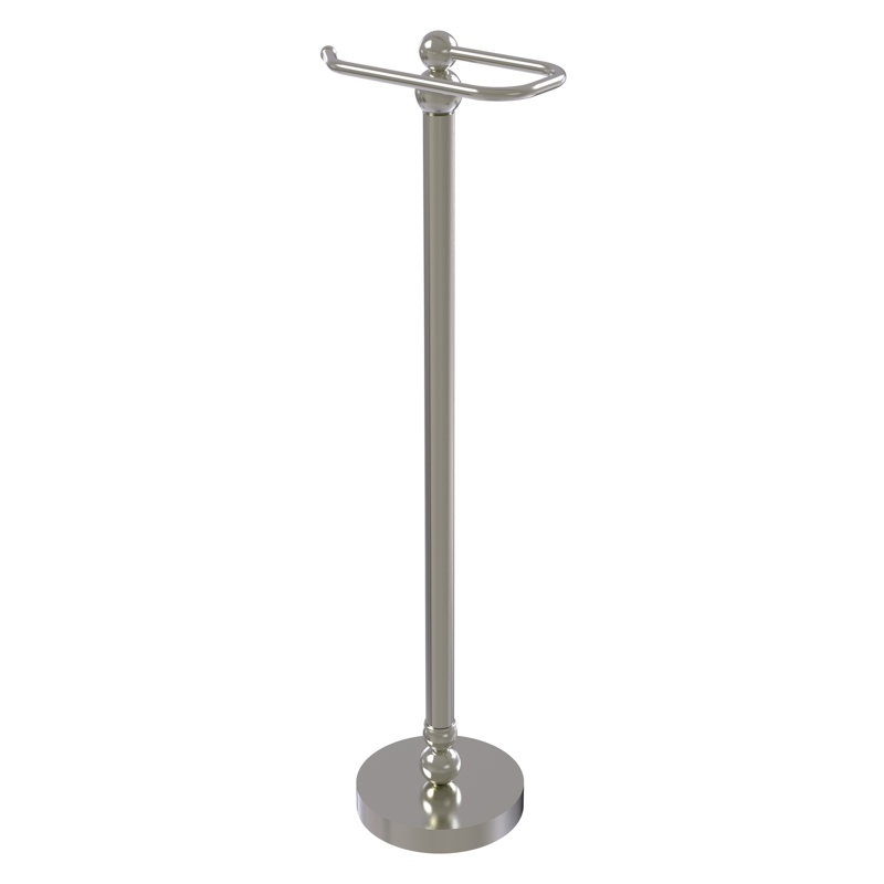 Porte-papier hygiénique sur pied Beresford, Nickel satiné