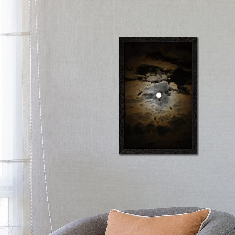 Accretion by Geoffrey Ansel Agrons - Print on Canvas, 152.5 cm H x 101.5 cm W, Black Floater Framed