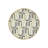 Gray Yellow Green Patterned Woven Base Decorative Carpet-1676633400