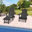 Chaise Adirondack pliante avec repose-pieds Wister-543699942
