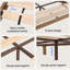 Lit réglable en bois massif, lit à menuiserie japonaise avec élévation de la tête, capacité de 1200 lb, design rustique et Mid-Century moderne, lit plateforme en bois d'hévéa-915974905-915974904