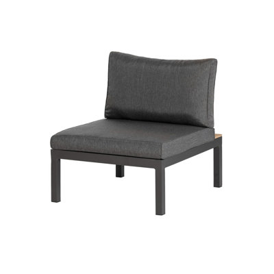 La Vida Wicker Outdoor Armless Lounge Chair